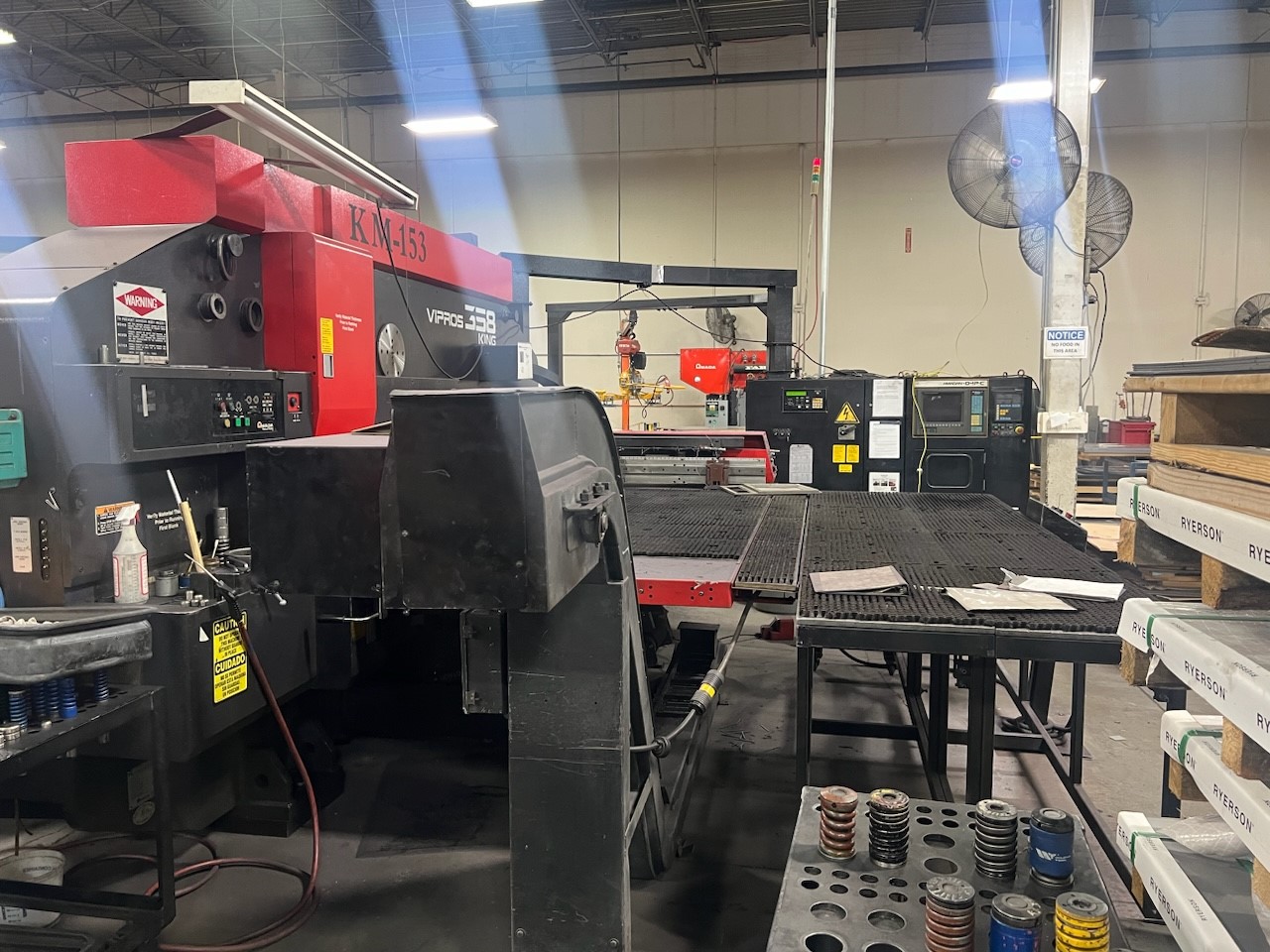 Used Amada Vipros King Turret Punch